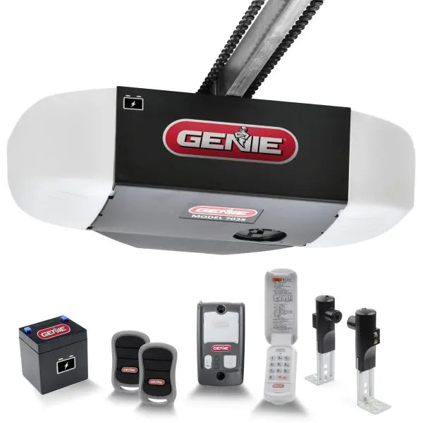 0.75 HP Chain-Drive Garage Door Opener ¨C Quiet Operation with Battery Backup &amp; Smart Features