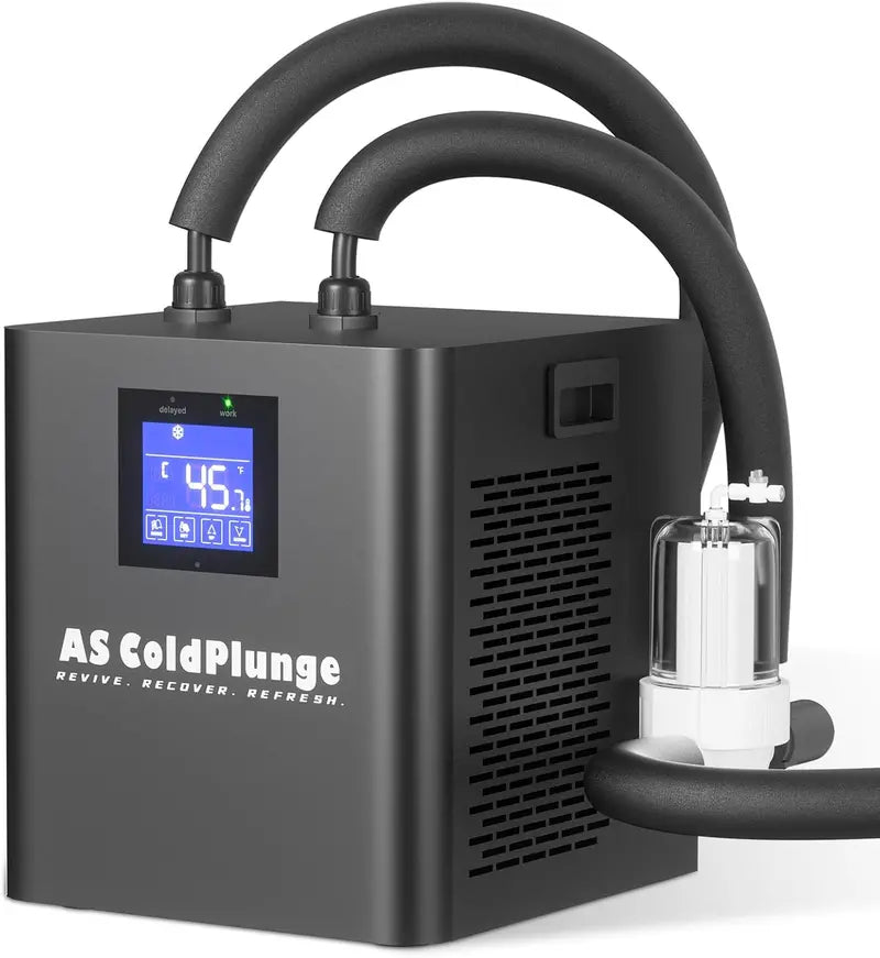 1/3 HP Cold Plunge Water Chiller ¨C Upgraded External Filter &amp; Pump System for Home Ice Bath Recovery Tubs (110V)