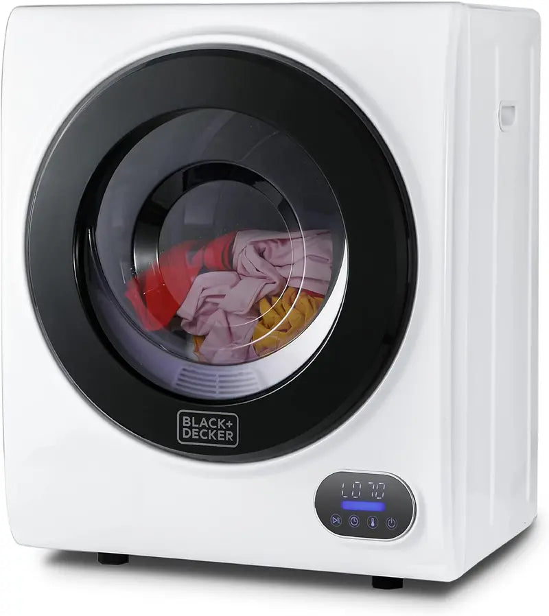 1.5 Cu. Ft. Portable Vented Dryer ¨C 850W Compact Electric Dryer with Stainless Drum &amp; Standard 120V Outlet Compatibility
