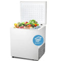 1.8 Cu. Ft. Compact Freestanding Chest Freezer ¨C Removable Basket, Bottom Drain, and 7-Setting Thermostat