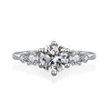 1-Carat Lab-Grown Moissanite Solitaire Ring