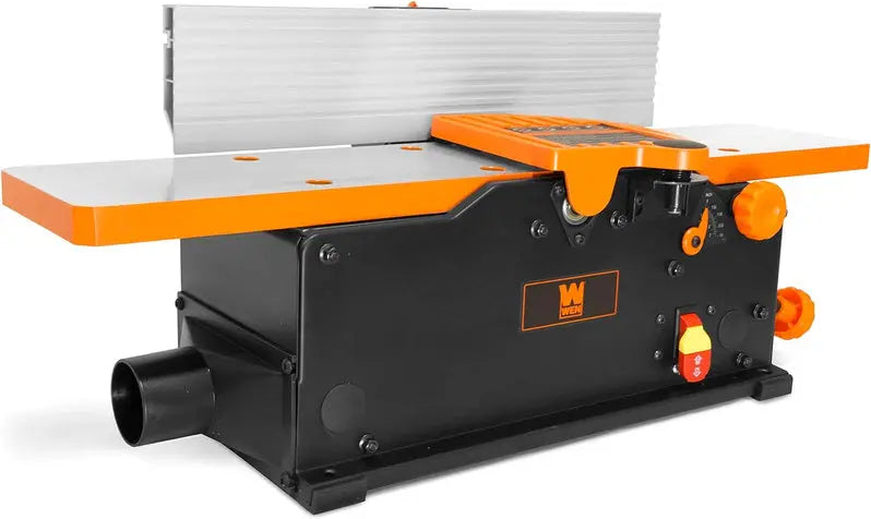 10-Amp 6-Inch Spiral Benchtop Jointer ¨C Precision Woodworking Tool for Smooth Edge-Jointing &amp; Flat-Surfacing