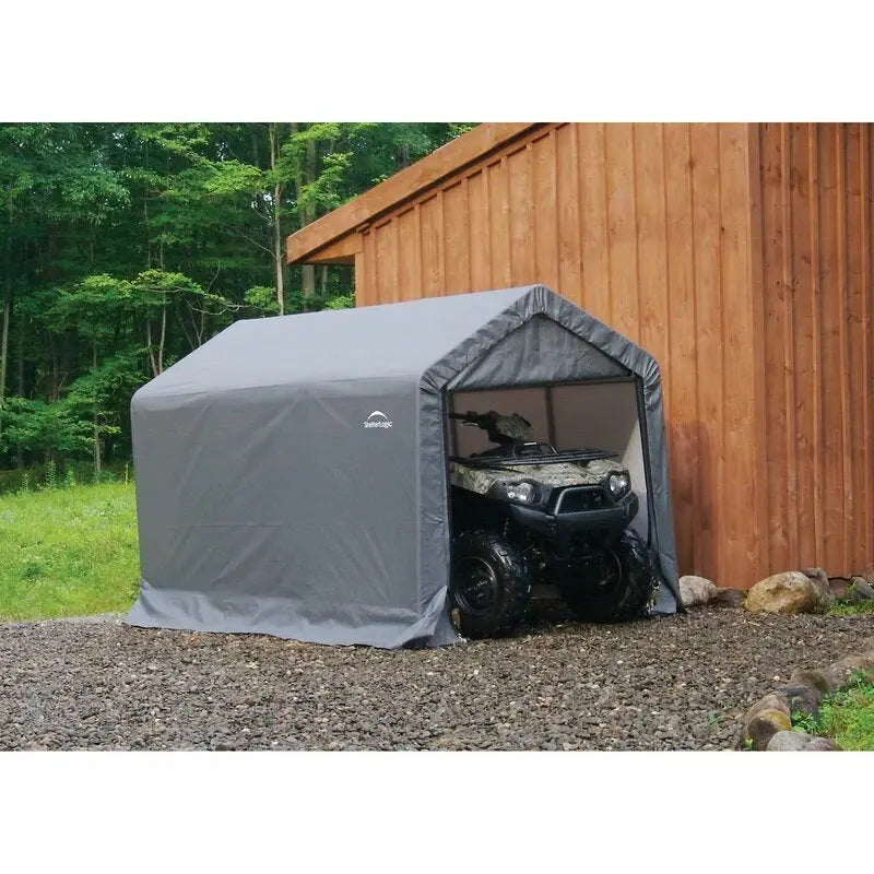 10-Foot Deep ¡Á 6-Foot Wide Plastic Storage Shed ¨C Heavy-Duty Outdoor Storage Unit