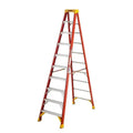 10-Foot Fiberglass Step Ladder ¨C Lightweight, Non-Conductive, and OSHA-Compliant (Model 6210)