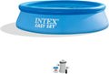 10-Foot Round Inflatable Swimming Pool ¨C 1018-Gallon Capacity, 23″ Water Depth, Includes 530 GPH Filter Pump