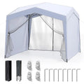 10 ft x 10 ft Removable-Sidewall Canopy Tent ¨C UPF50+ Pop-Up Shelter with Mesh Netting