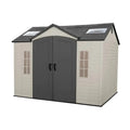 10 ft. x 8 ft. Side-Entry Plastic Storage Shed ¨C Compact Outdoor Utility Shed