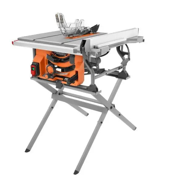 10-Inch Portable Jobsite Table Saw ¨C Compact Folding Stand Included