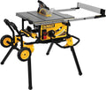 10-Inch Rolling Table Saw ¨C 32.5-Inch Rip Capacity, 15-Amp Motor, Compact Worksite Design