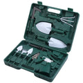 10-Piece Ergonomic Gardening Tool Set with Carry Case
