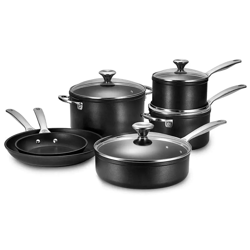10-Piece Toughened Nonstick Cookware Set ¨C Professional-Grade Kitchen Collection