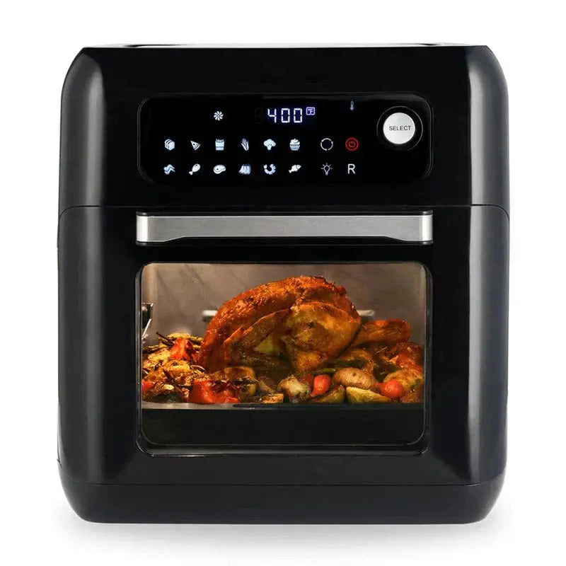 10-Quart Smart Air Fryer Oven ¨C Versatile Black Countertop Appliance for Healthy, Fast Meals