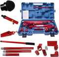 10-Ton Hydraulic Porta Power Jack Kit with Ram, Pump, and Frame Repair Tools