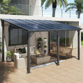 10′ x 14′ Outdoor Gazebo ¡ª Sloped Roof Pergola Style with Wall-Mounted Options for Patio or Deck