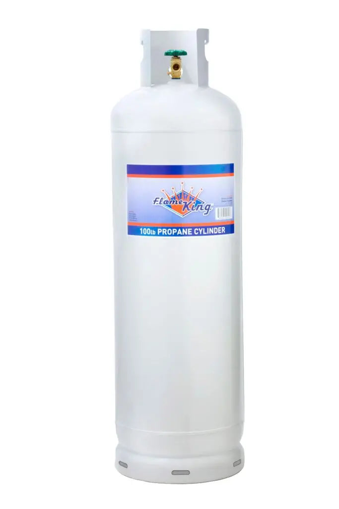 100-Lb Rust-Resistant Propane Tank with OPD Valve ¨C DOT-Approved for Grills &amp; Heaters