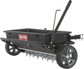 100-Lb Traction-Drive Broadcast Seeder ¨C Black Heavy-Duty Model for Lawns &amp; Landscapes