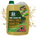100% Pure Food-Grade Castor Oil ¨C Natural, Pet-Safe Mole &amp; Vole Repellent (1 Gallon)
