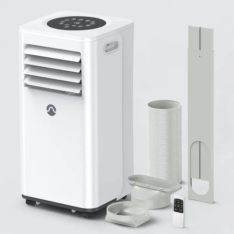 10,000 BTU 3-in-1 Portable Air Conditioner: Cools Up to 450 Sq. Ft., Includes Remote, Timer, Sleep Mode &amp; Window Kit