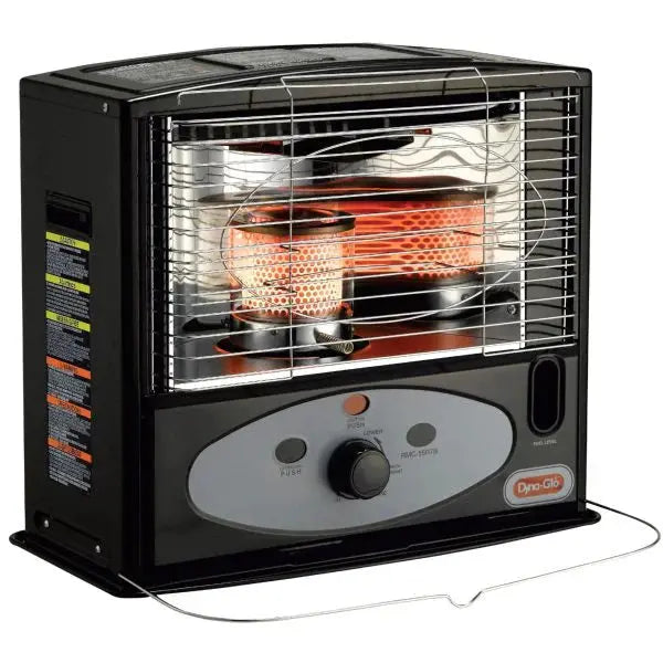 10,000 BTU Kerosene Radiant Heater ¨C Indoor Use, Black Finish, Efficient Heat for Medium-Sized Spaces