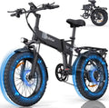 1000W Electric Fat-Tire Bike ¨C 48V Battery, 25¨C30 MPH Top Speed, 50¨C75 Mile Range, 20-Inch Off-Road Tires
