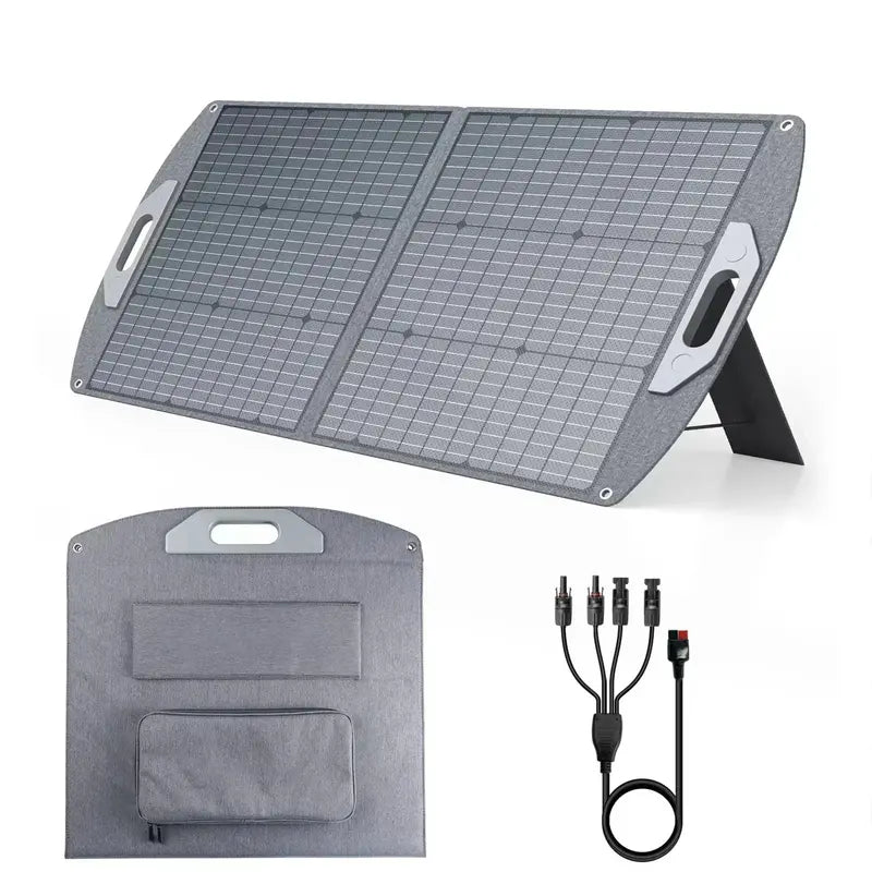 100W Portable Foldable Solar Panel with Sturdy Adjustable Kickstand