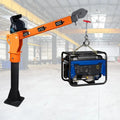 1100lb Capacity Folding Electric Hoist Crane ¨C 110V Industrial Lifting Solution for Warehouses &amp; Sites