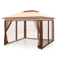 11’x11′ Instant Pop-Up Gazebo Canopy with Mosquito Netting ¨C 121 Sq Ft Outdoor Shelter