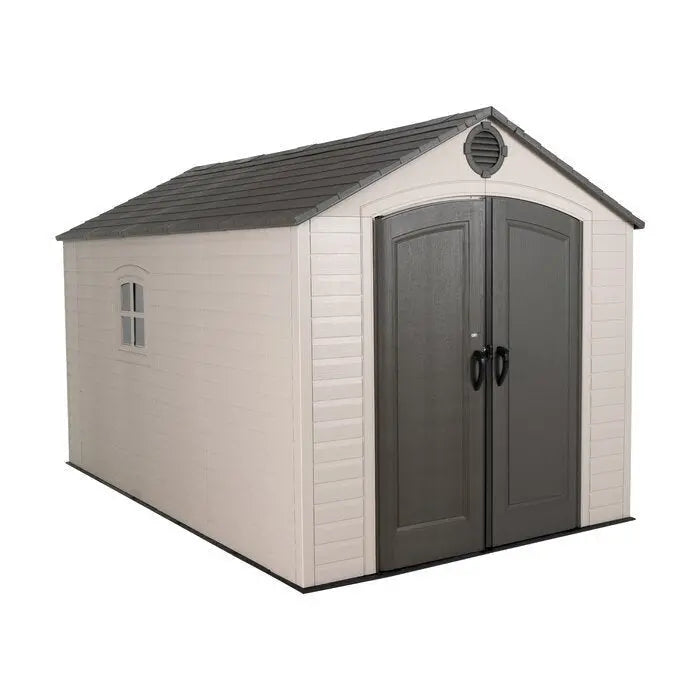 12.5-Foot Deep by 8-Foot Wide Plastic Storage Shed