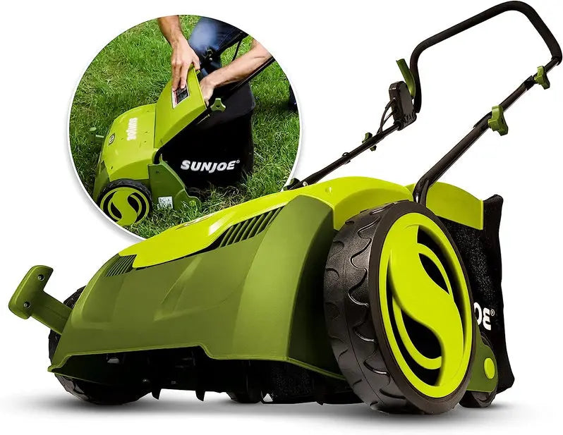 12-Amp Electric Dethatcher &amp; Scarifier ¨C 13″ Width, 8-Gallon Removable Collection Bag