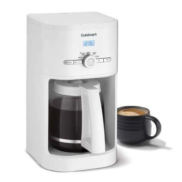12-Cup White Programmable Drip Coffeemaker