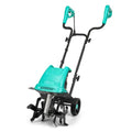 12-Inch Electric Garden Tiller &amp; Cultivator ¨C Compact Soil Loosening Tool for Small Yards