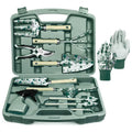 12-Piece Premium Garden Tool Kit with Durable Carry Case for Lawn and Landscape Tasks
