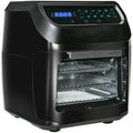 12-Quart 8-in-1 Air Fryer Oven Combo with LED Control Panel, 1700W Power, Includes Cooking Accessories, Matte Black Finish