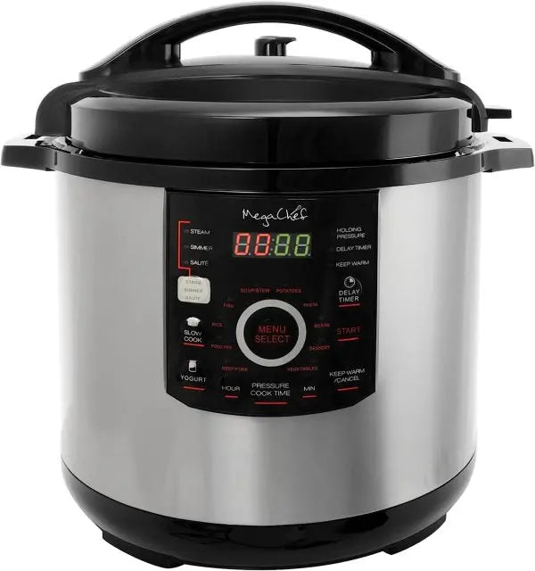 12-Quart Digital Pressure Cooker ¨C 15 Preset Modes with Tempered Glass Lid