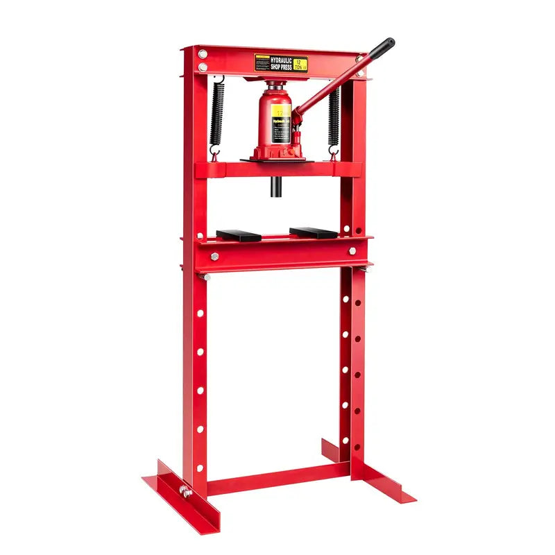 12-Ton Hydraulic Floor Press ¨C Heavy-Duty Shop Jack for Bearings and Gears