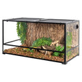 120-Gallon Extra-Large Reptile Terrarium with Front Ventilation and Security Lid