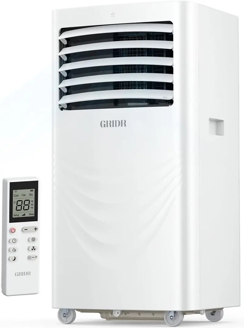 12,000 BTU Standing Portable Air Conditioner ¨C 4-Mode (Cool/Dehumidify/Fan/Sleep), 400 sq ft Coverage, 45dB Quiet Operation, Remote &amp; 24H Timer