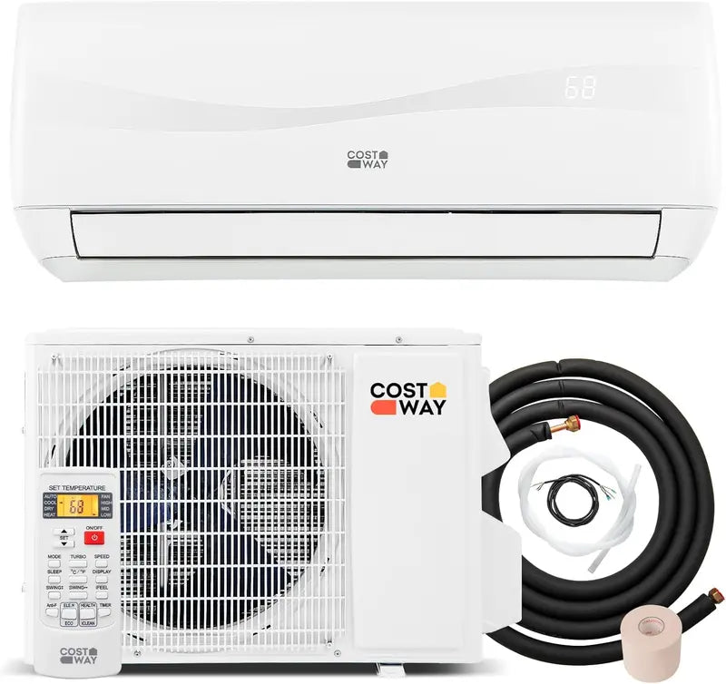 12,000 BTU Wall-Mounted Mini-Split AC/Heater ¨C 20 SEER, 115V Inverter System for Up to 750 Sq Ft