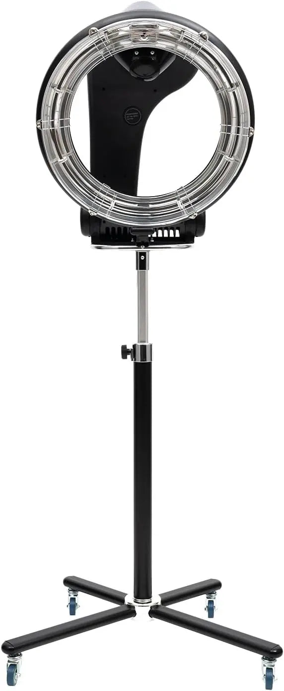 1200W Infrared Salon Hair Dryer ¨C 6 Heat/Speed Modes, 360¡ã Efficient Heating, Adjustable Height &amp; Quiet Rolling Base