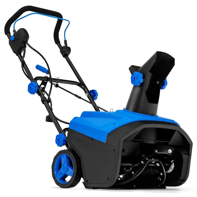 120V Electric Snow Thrower with 180¡ã Rotating Chute and Foldable Handle