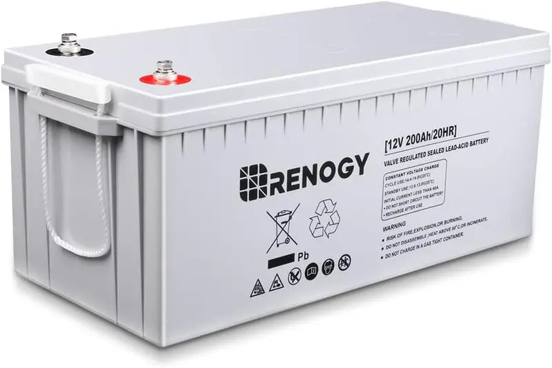 12V 100Ah AGM Deep Cycle Battery ¨C Low Self-Discharge, High Surge Current, Maintenance-Free Power for RVs, Marine &amp; Off-Grid Systems