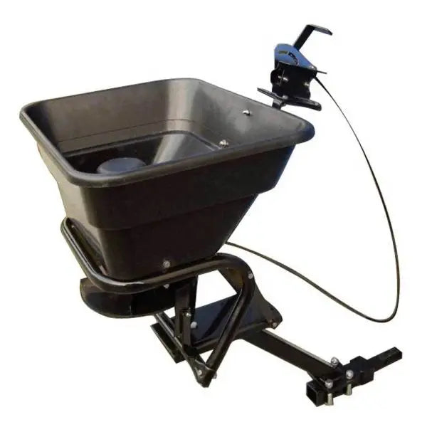 12V ATV Hitch-Mount Spreader ¨C 80-Lb Capacity for Grass Seed, Fertilizer &amp; Ice Melt