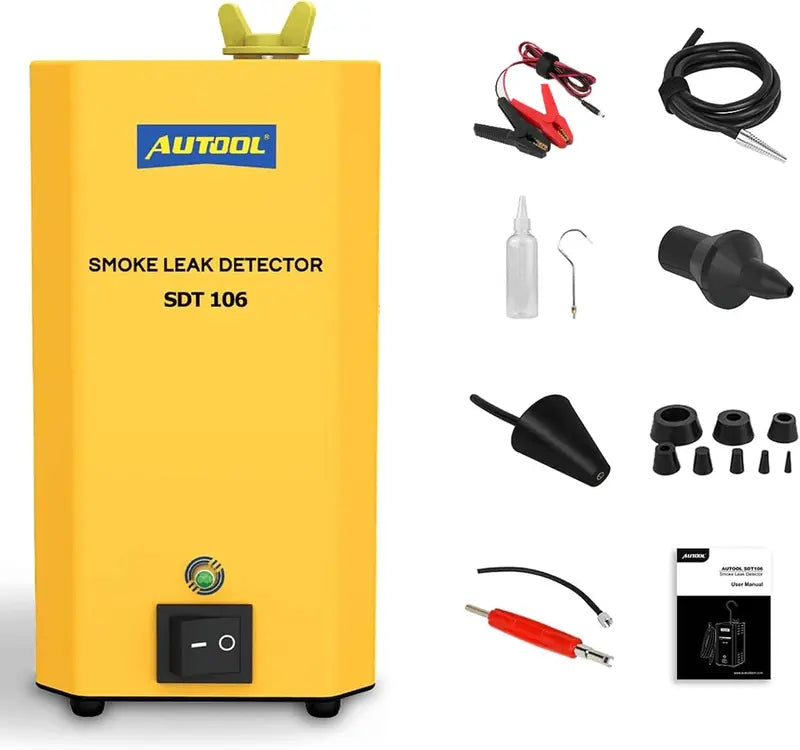 12V Automotive Smoke Leak Detector ¨C Evap System &amp; Fuel Line Diagnostic Tester with Vacuum Pump