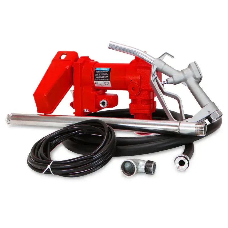12V Electric Fuel Transfer Pump | Portable Diesel, Gasoline &amp; Kerosene Transfer System for On-Site Use