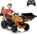 12V JCB Ride-On Excavator Toy ¨C Realistic Electric Construction Vehicle for Ages 4¨C8