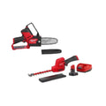 12V Lithium-Ion Pruning Saw &amp; Hedge Trimmer Combo ¨C Brushless Cordless Hatchet Kit with M12 Accessories