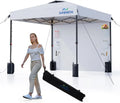 12×12 ft Heavy-Duty Pop-Up Canopy Tent ¨C Removable Storage Pockets, One-Person Setup, Grey