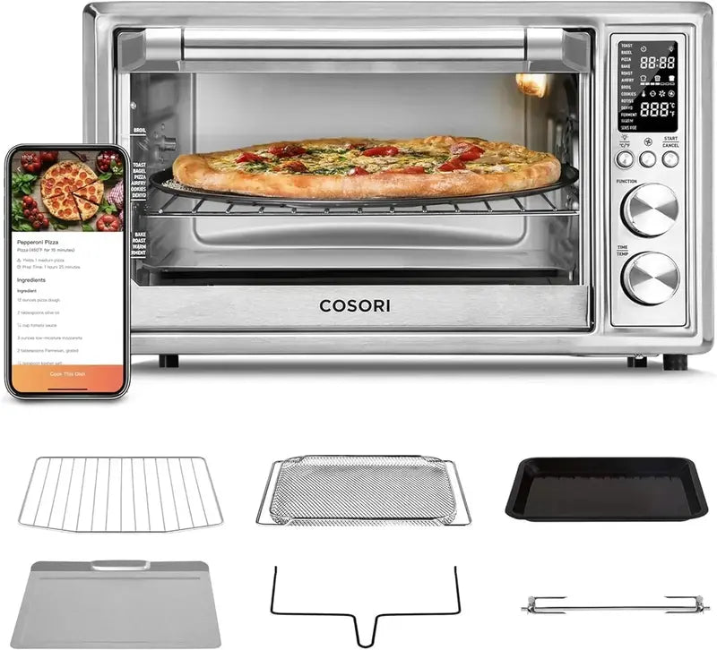 13-in-1 Smart Air Fryer Toaster Oven ¨C 32-Quart Convection Oven with App &amp; Voice Control