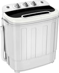 13-Lb Portable Double-Burner Washing Machine ¨C Compact Spin-Dryer Combo for Apartments, Dorms &amp; Campers