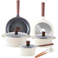 13-Piece Stackable Camping Cookware Set ¨C Detachable-Handle Lightweight Pots and Pans